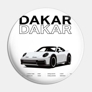 992 dakar Pin