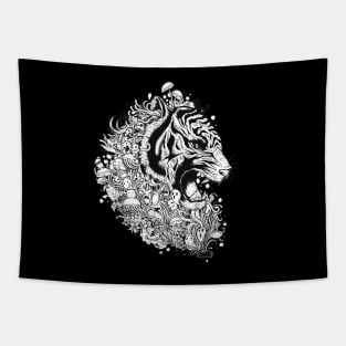 doodleart tiger Tapestry