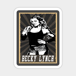 80s Style Becky Lynch Magnet