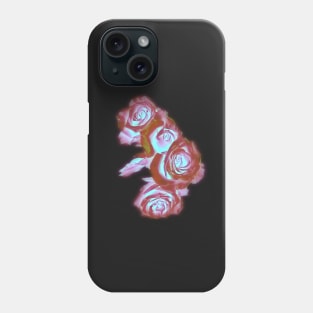 Four Blue Roses Phone Case