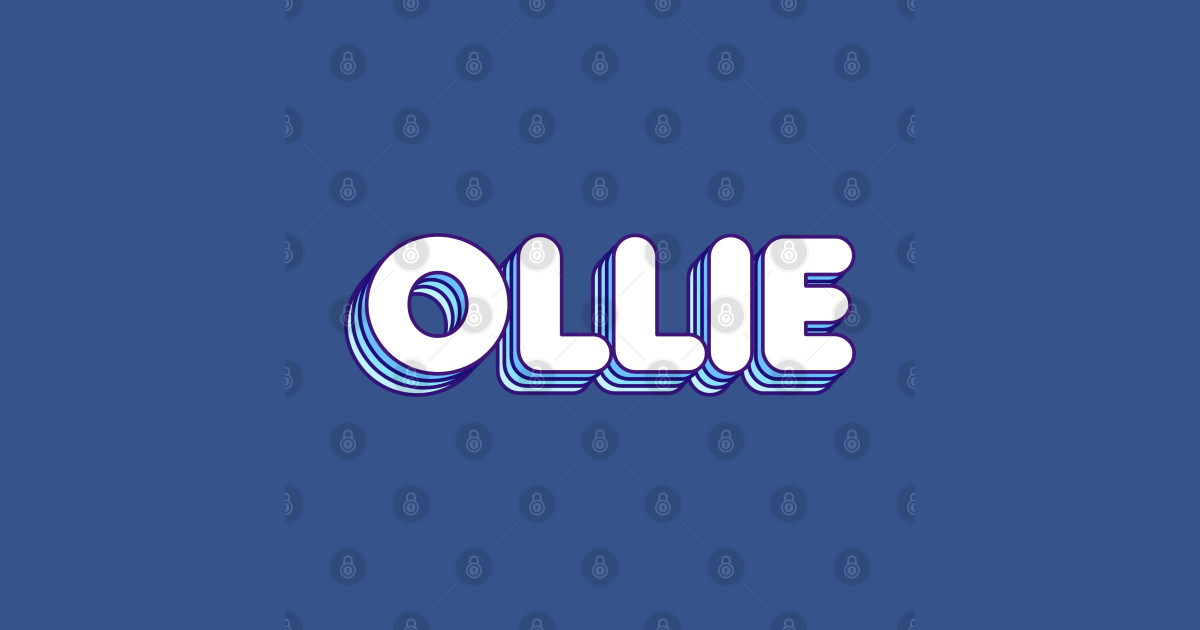 Blue Layers Ollie Name Label Blue Layers Ollie Name Label TShirt