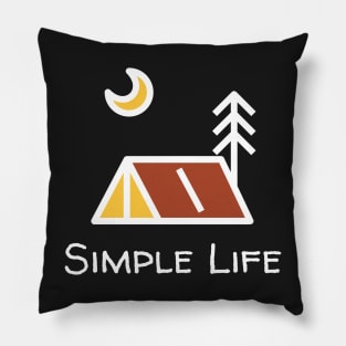 Simple Life - Camping Night Pillow