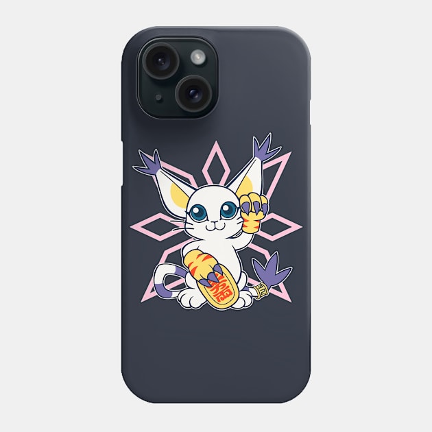 Lucky Gatomon Phone Case by CoinboxTees