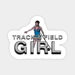 Track and Field Girl Magnet