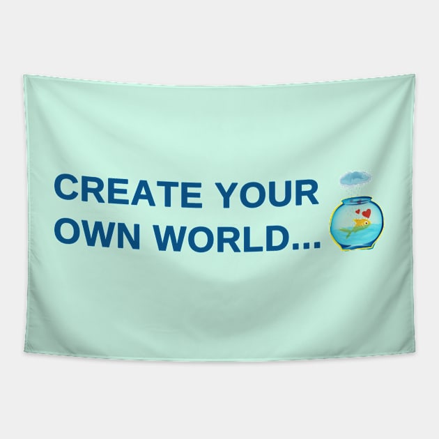 Create your own world Tapestry by Salma Ismail