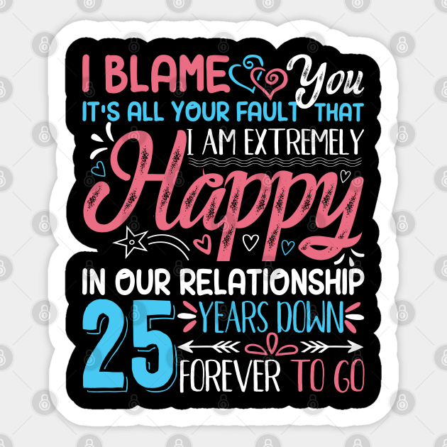 25th Wedding Anniversary Romantic Couple Matching Husband Wife 25th Wedding Anniversary Sticker Teepublic Au 25th Wedding Anniversary Romantic Couple Matching Husband Wife 25th Wedding Anniversary Sticker Teepublic Au