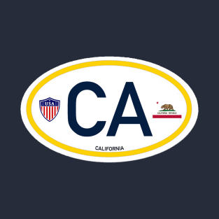 California CA Oval T-Shirt