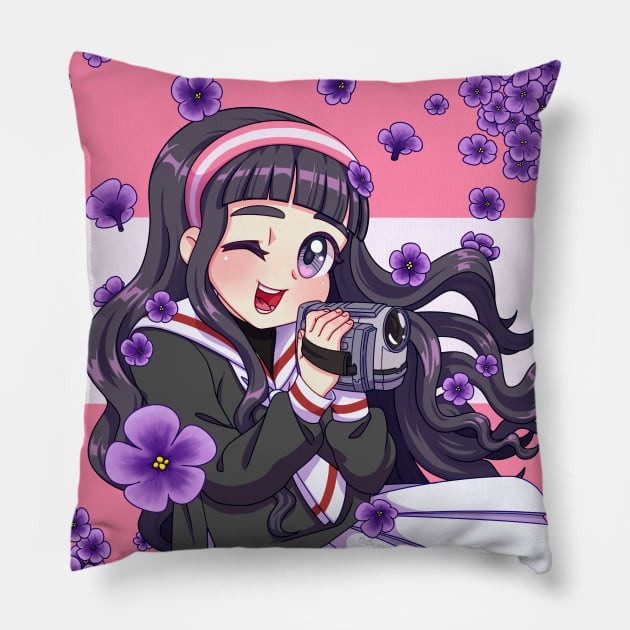 Sapphic Tomoyo🌸 Pillow by Doutarina