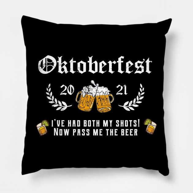 Oktoberfest 2021 Both Shots Pillow by BethTheKilljoy