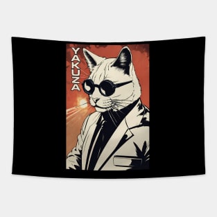 Mafia cat Tapestry