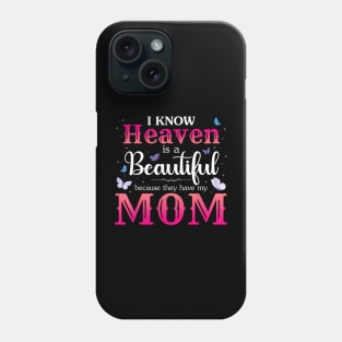Mom In Heaven Angel Memorial Day Mother Day Women Phone Case