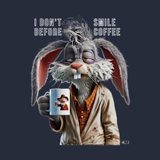 Coffee Bunny by focusln T-Shirt