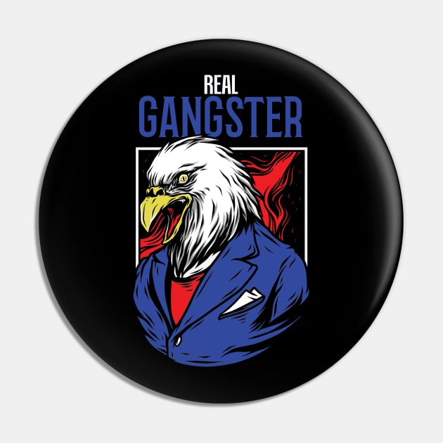 Real Gangster Pin by MonkeyLogick