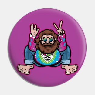 Young Peace Hippie Pin