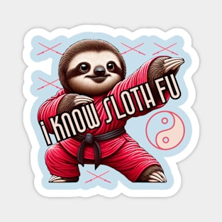 Sloth Fu Martial Arts! Magnet