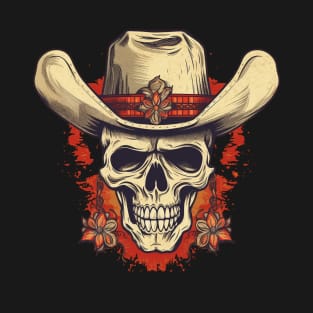 Retro Cowboy with Flowers T-Shirt