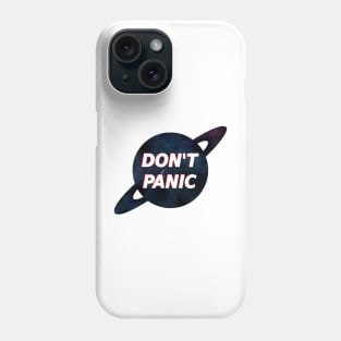 Don't panic The Hitchhiker's Guide to the Galaxy Phone Case
