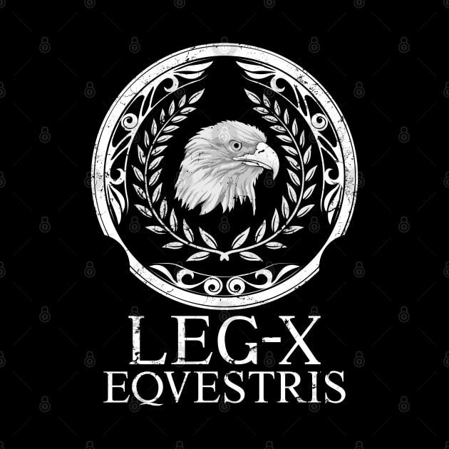 Legio X Equestris Roman Legionary Emblem by NicGrayTees