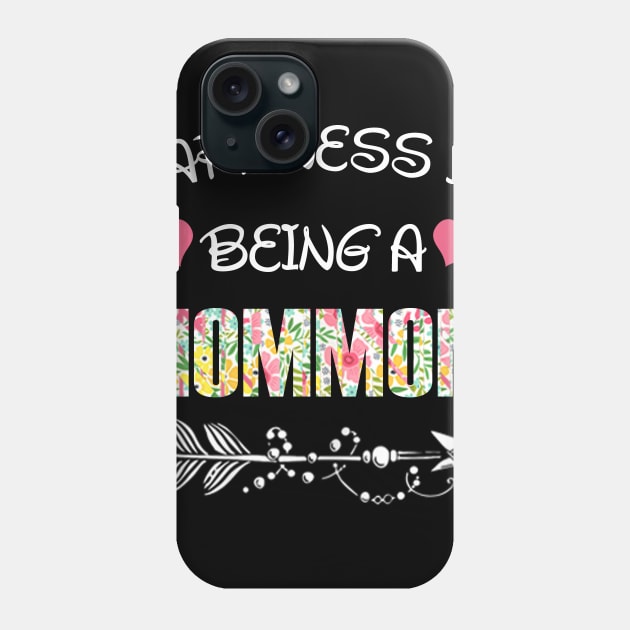 Happiness is being mommom floral gift Phone Case by DoorTees