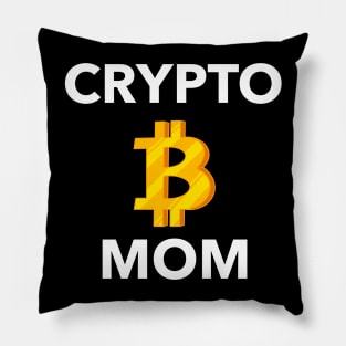 Crypto Mom Bitcoin - cryptocurrency inspired Pillow