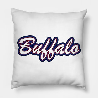 Football Fan of Buffalo Pillow