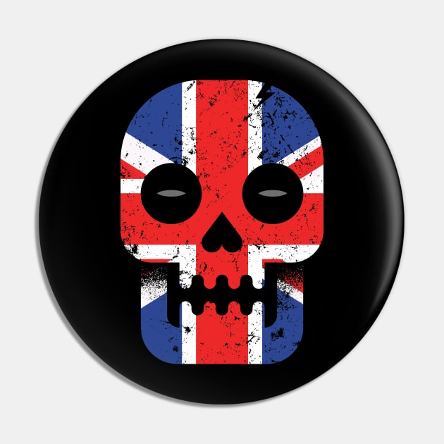 United Kingdom Till I Die Pin by quilimo