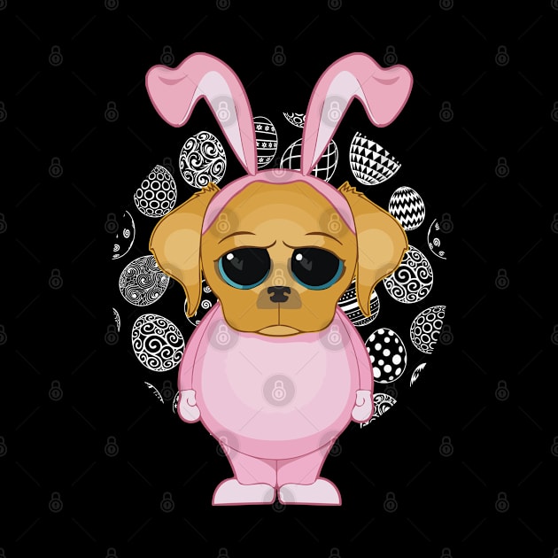 Easter Dog For Girls and Women Teachers Easter Eggs by GIFTGROO