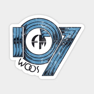 WOOS Canton, Ohio / 70s Radio Station Magnet