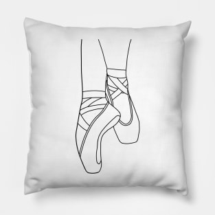 Pointe shoes Pillow