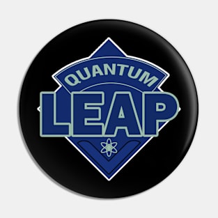 Quantum Leap - Sam Beckett Time Travel - Doctor Who Style Logo Pin