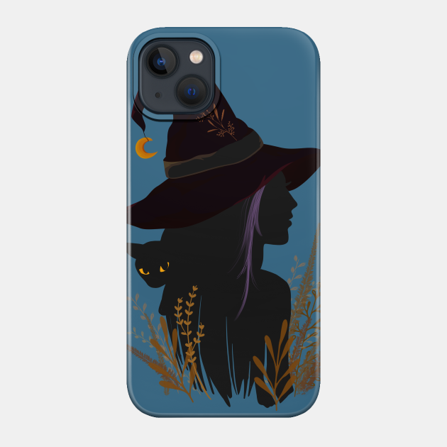 Samhain Summers End Celtic Harvest Festival - Witch - Phone Case