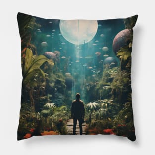 Extraterrestrial Garden Pillow