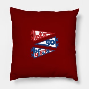 Vintage Cheer Pennants Pillow