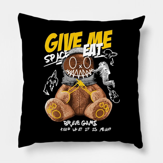 Give me eat Pillow by designsimox