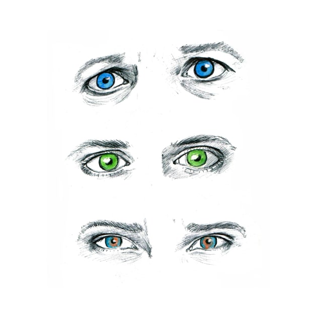 Team Free Will - Eyes by brainbag