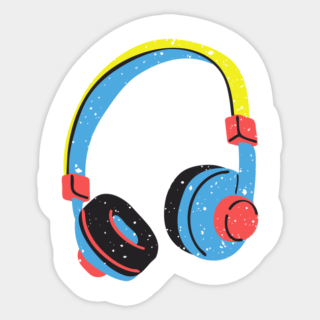 DJ Headphones, Music, Pop Art, Graffiti