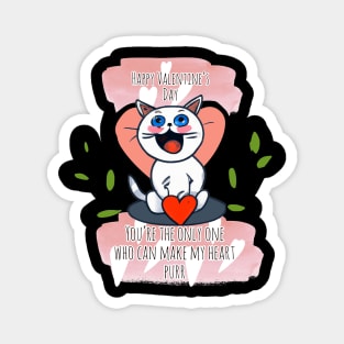 Cat Proposing on Valentine's Day Magnet