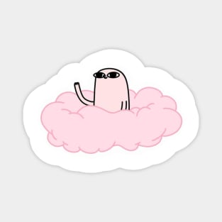 Ketnipz pink Clouds Magnet