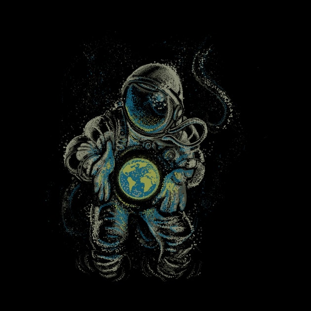 Astronaut Love Earth by Tobe Fonseca by Tobe_Fonseca