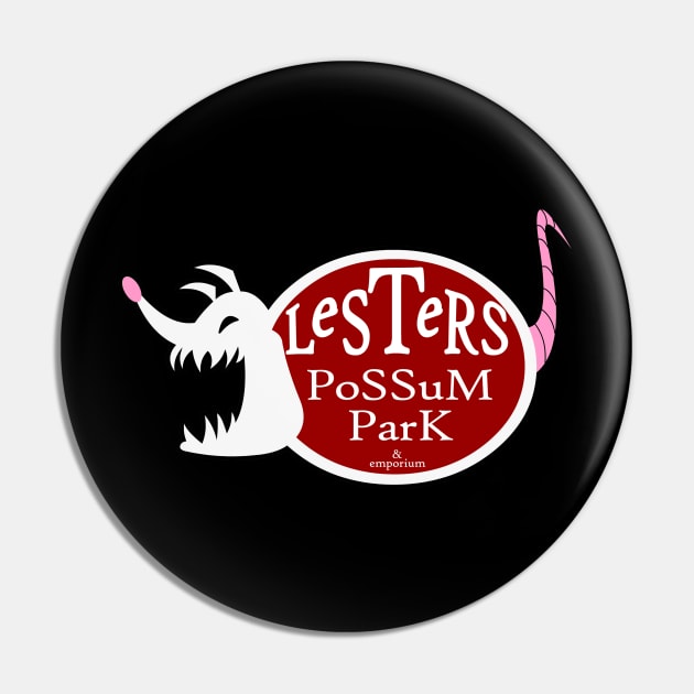 Lester's Possum Park Pin by RobotGhost