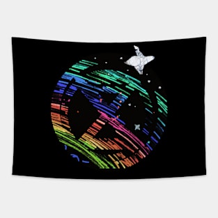 Rainbow Space Extinction Rebellion Tapestry