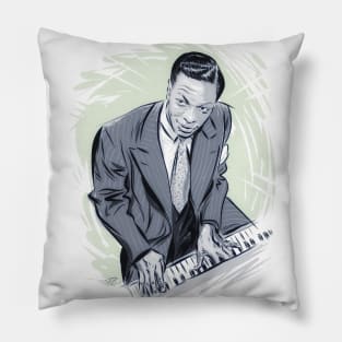 Nat King Cole - An illustration by Paul Cemmick Pillow