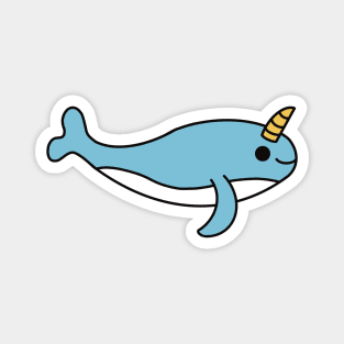 Cute Kawaii Narwhal Magnet