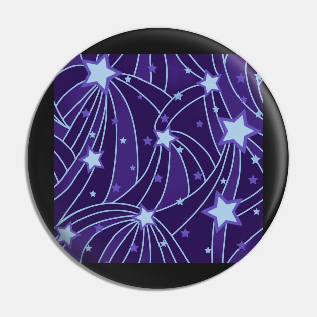 Fun Stars Purple 1 Pin by Melisaura