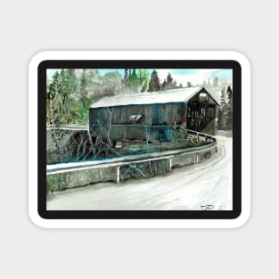 DIGDEGUASH RIVER #4 Covered Bridge Magnet