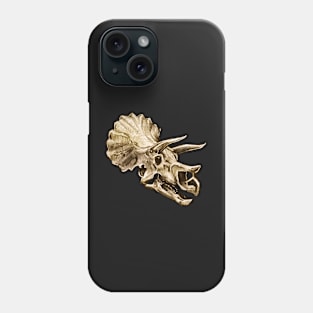 Dinosaur Skull Triceratops 2 Sticker Phone Case