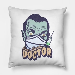 One Spooky Doctor Pillow