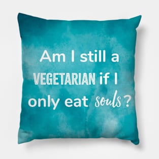 Common Vegetarian Question Pillow