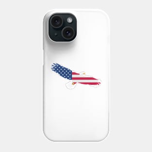 Flying American Bald Eagle Phone Case