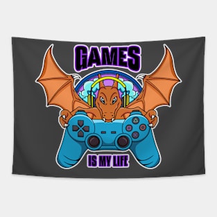 Games is My Life Tapestry